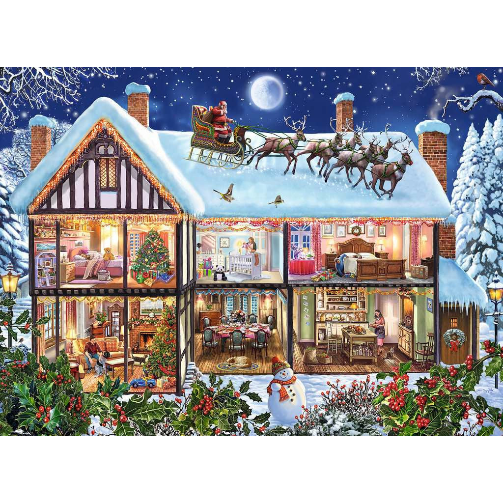 Ravensburger 100 Piece Puzzle Christmas at Home 12996 canada ontario
