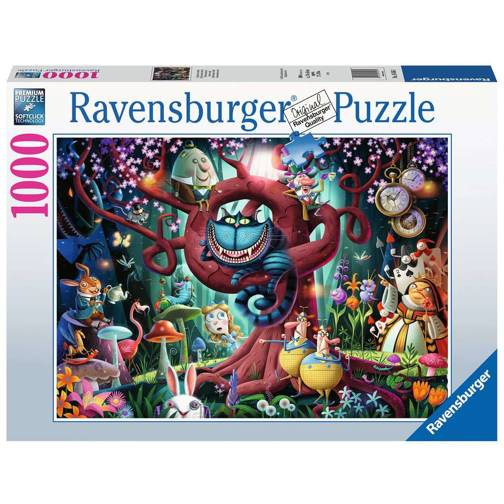 Ravensburger 1000 Piece Puzzle Disney Most Everyone is Mad 16456 alice in wonderland