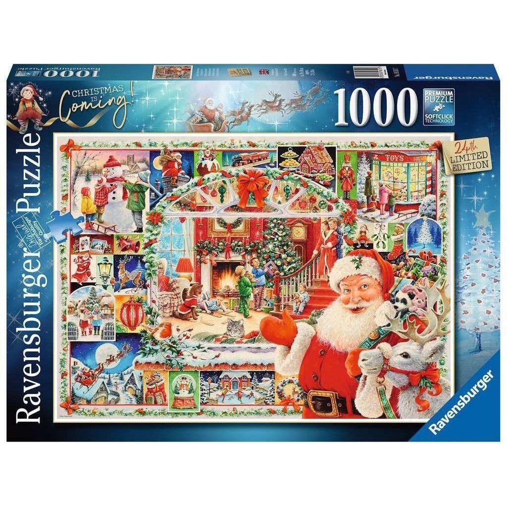 Ravensburger 1000 Piece Puzzle Christmas is Coming canada ontario 16511 limited edition 24th