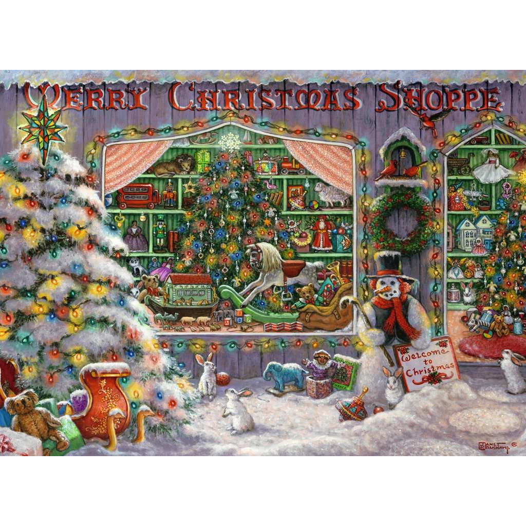 Ravensburger 500 Piece Puzzle The Christmas Shop 16534 canada ontario