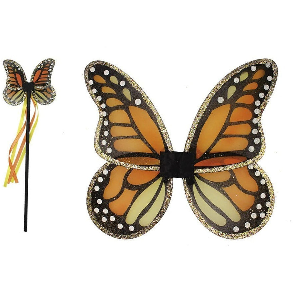 Great Pretenders Monarch Butterfly Wings & Wand