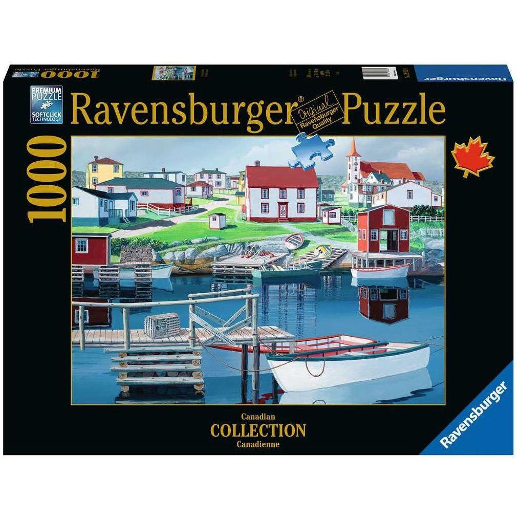 Ravensburger 1000 Piece Puzzle Canadian Collection Greenspond Harbor 16833 canada ontairo