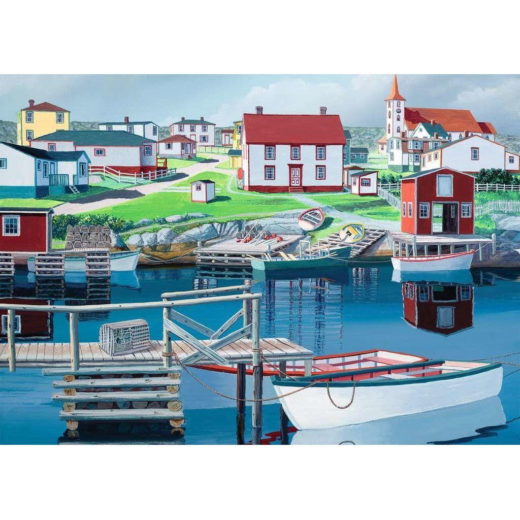Ravensburger 1000 Piece Puzzle Canadian Collection Greenspond Harbor 16833 canada ontairo