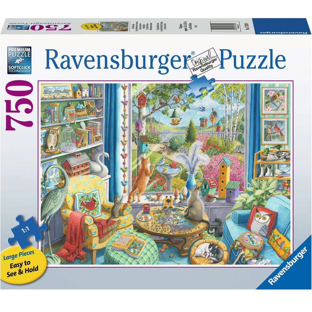 Ravensburger 750 Piece Puzzle Large Format The Bird Watchers