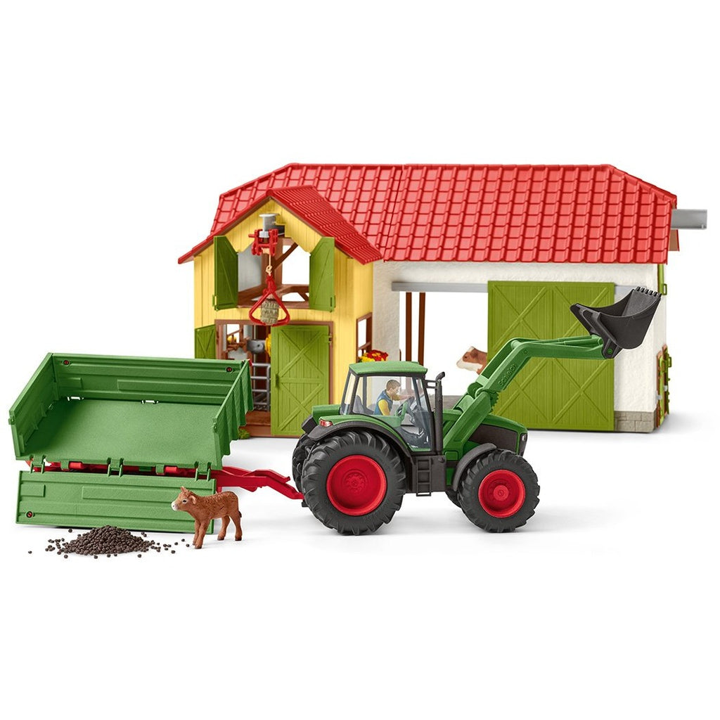 Schleich Tractor with Trailer