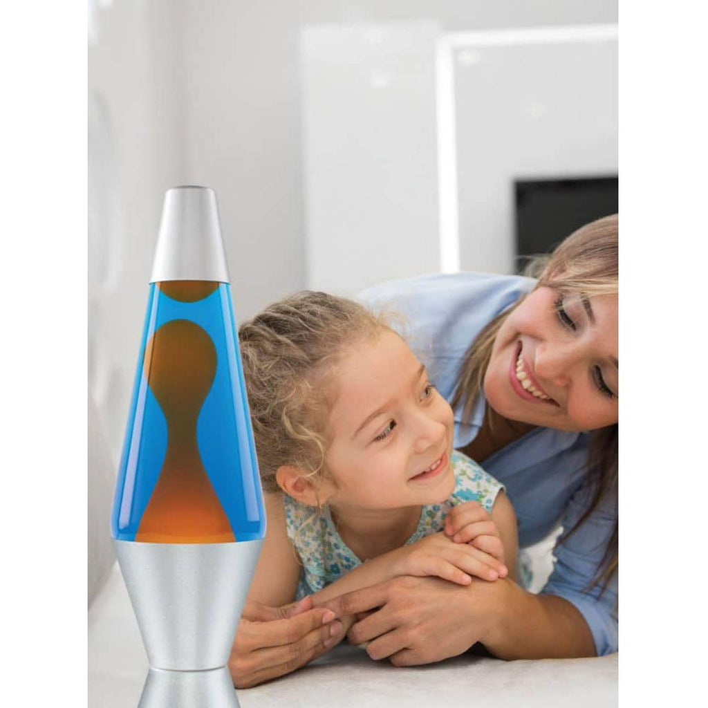 Schylling Lava Lamp 14.5" Orange & Blue