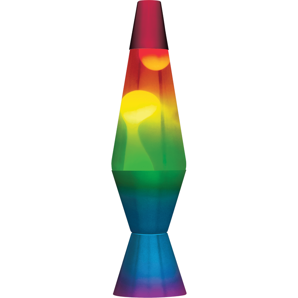 Lava Lamp 14.5" Rainbow