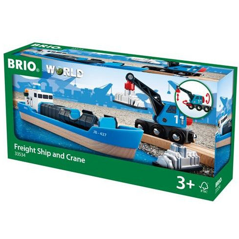 BRIO Freight Ship & Crane 33534 canada ontario
