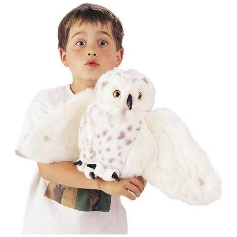 Folkmanis Snowy Owl Puppet Demo