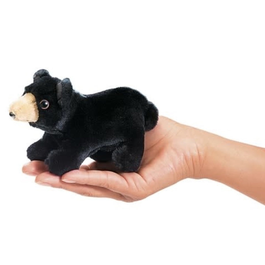 Folkmanis Finger Puppet Mini Black Bear