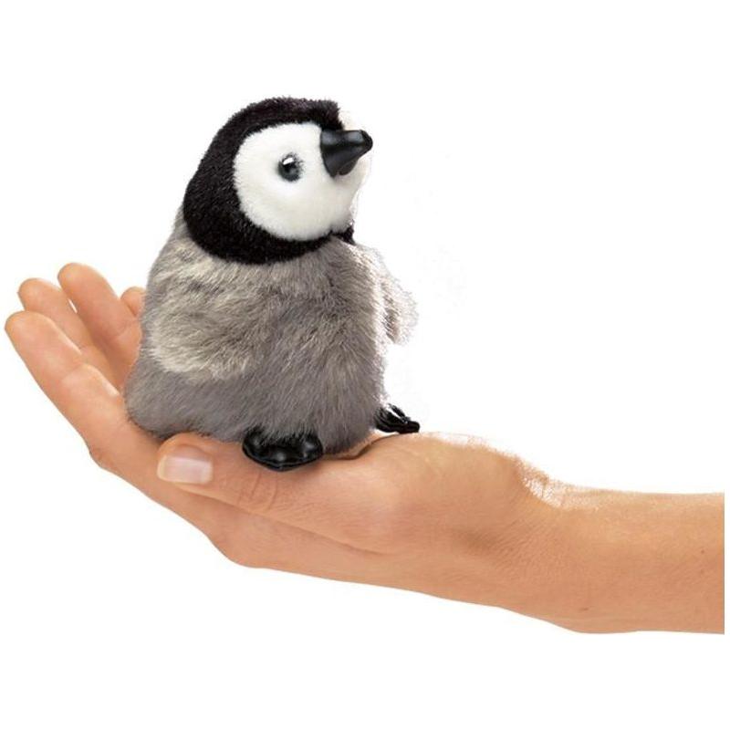 Folkmanis Baby Emperor Penguin Finger Puppet