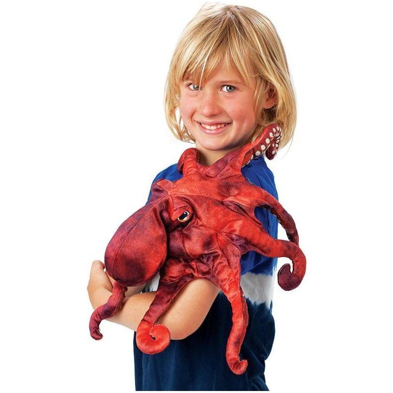Folkmanis Red Octopus Puppet