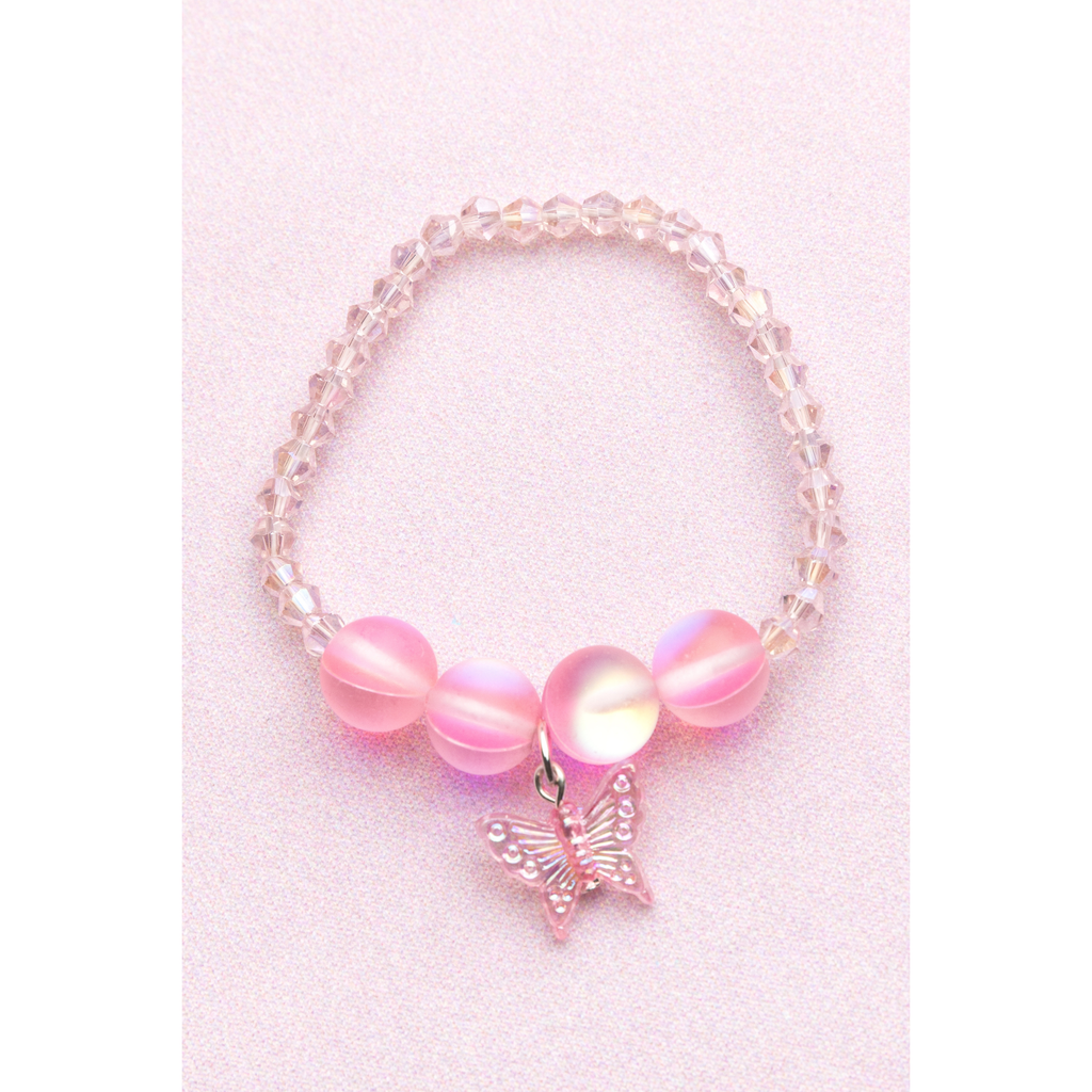 Great Pretenders Boutique Holo Pink Crystal Bracelet 90015
