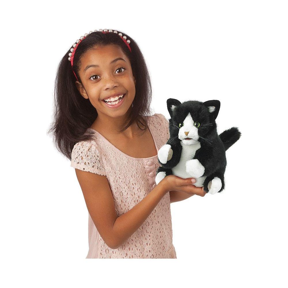 Folkmanis Tuxedo Kitten Puppet 3179