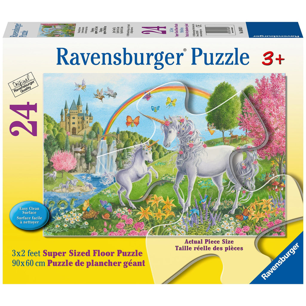 Ravensburger Floor Puzzle 24 Piece Prancing Unicorns 03043 canada ontario kid children jigsaw