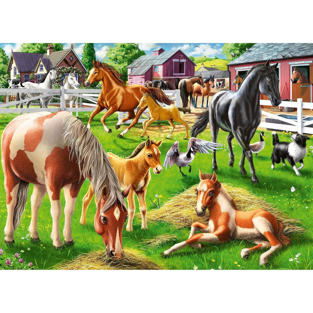 Ravensburger 60 Piece Puzzle Happy Horses 05175 canada ontario