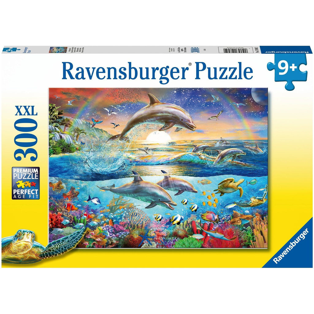 Ravensburger 300 XXL Puzzle Piece Dolphin Paradise 12895 canada ontario children kid jigsaw underwater sea