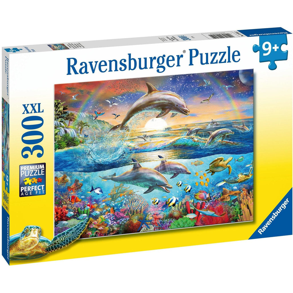 Ravensburger 300 XXL Puzzle Piece Dolphin Paradise 12895 canada ontario children kid jigsaw underwater sea