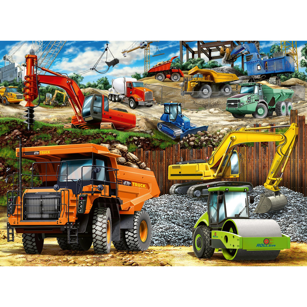 Ravensburger 100 Piece Puzzle Construction Vehicles 12973 canada ontario