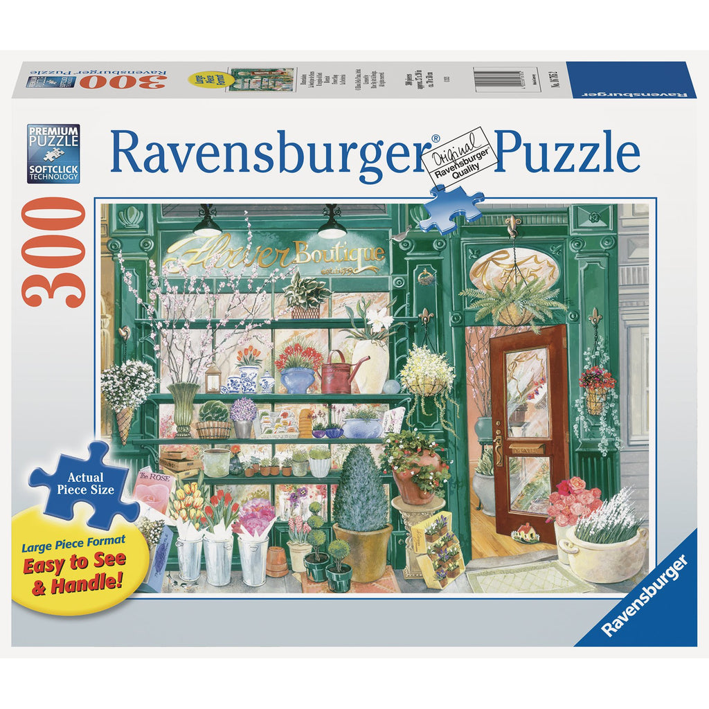 Ravensburger 300 Piece Puzzle Large Format Flower Shop 16785 canada ontario