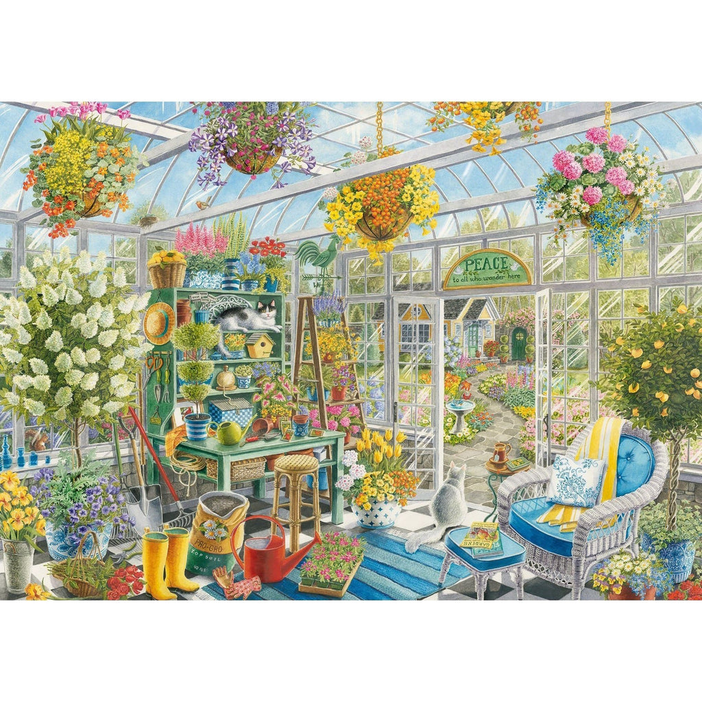 Ravensburger 300 Piece Puzzle Large Format Greenhouse Heaven 16786 canada ontario