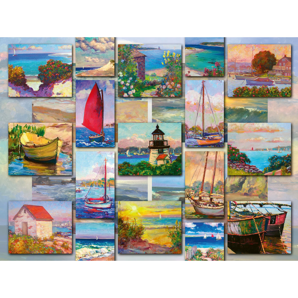 Ravensburger 1500 Piece Puzzle Coastal Collage 16820 canada ontario