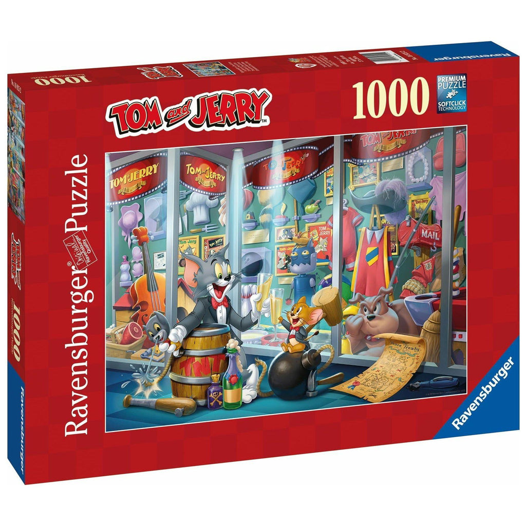 Ravensburger 1000 Piece Puzzle Tom & Jerry Hall of Fame 16925