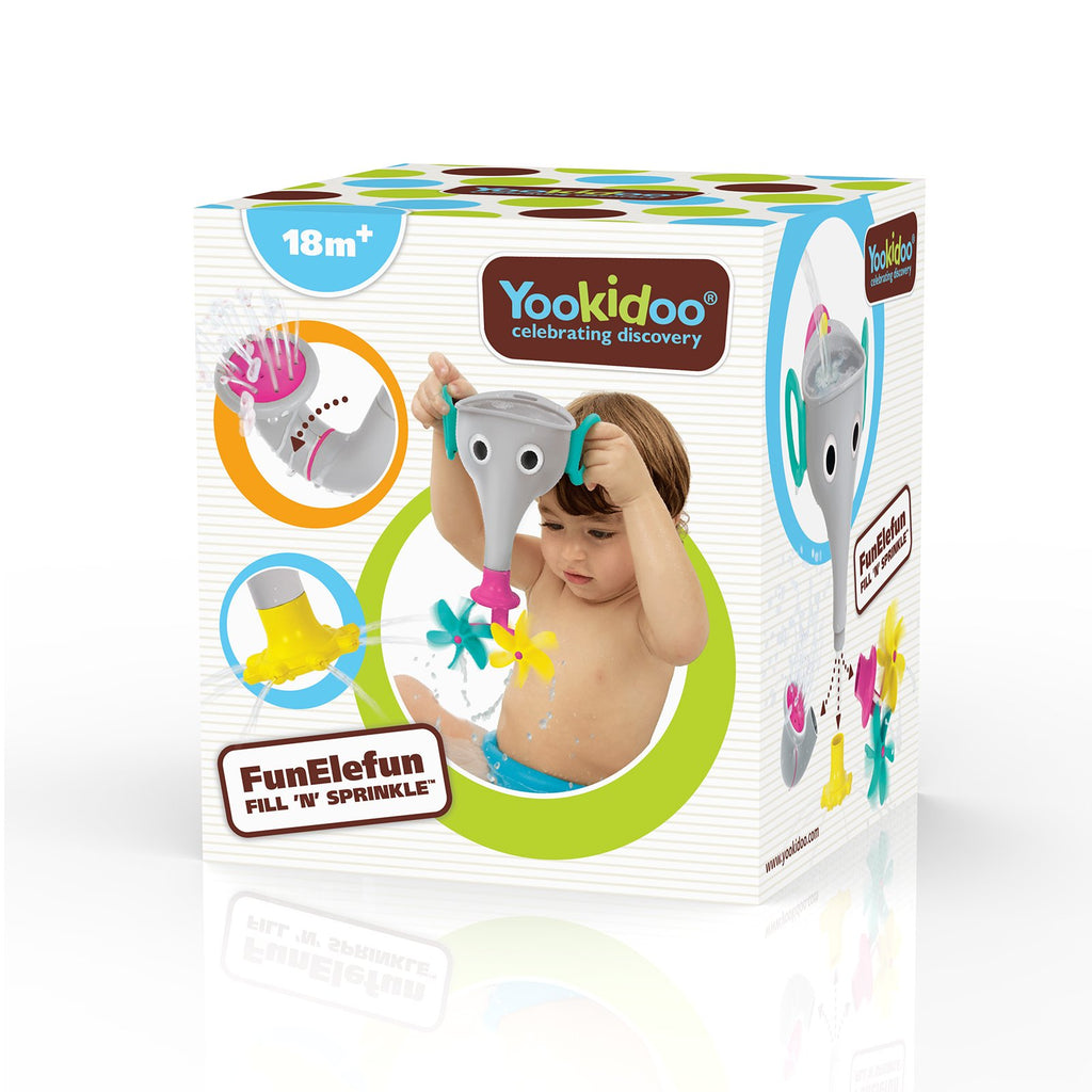 Yookidoo FunEleFun Fill 'n' Sprinkle bath toy canada ontario elephant 