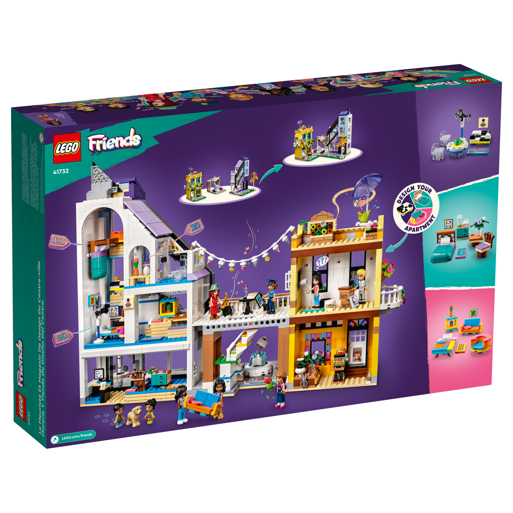 LEGO Friends Downtown Flower and Design Stores 41732