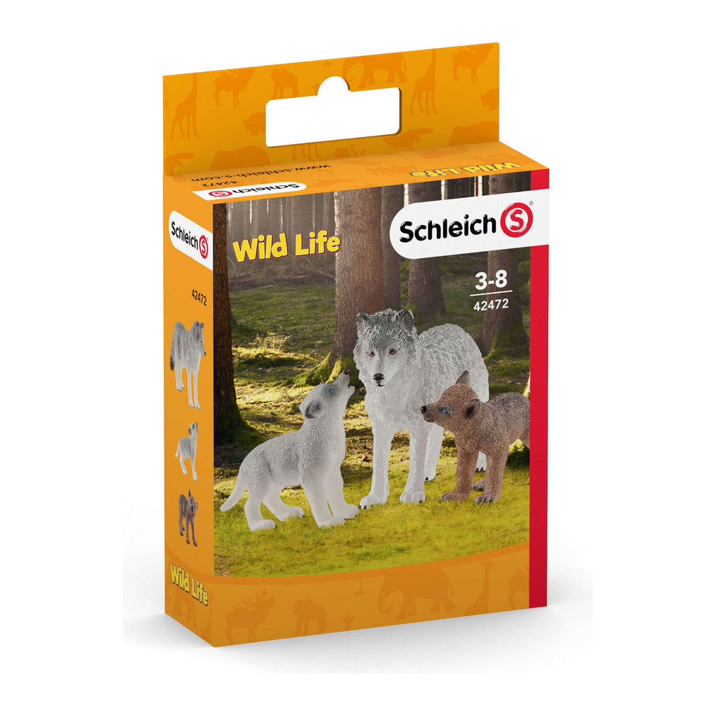 Schleich Wild Life Mother Wolf with Pups 42472 canada