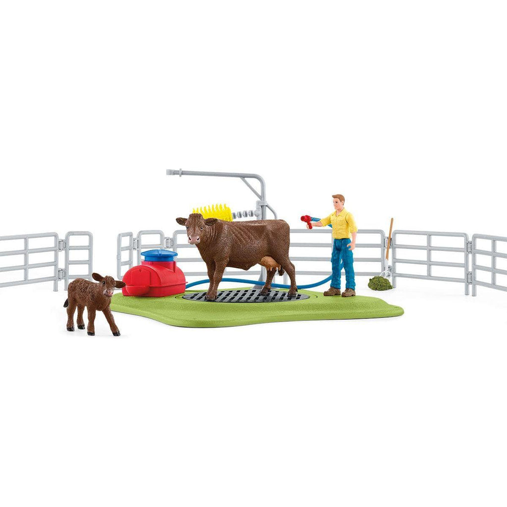 Schleich Farm World Happy Cow Wash 42529