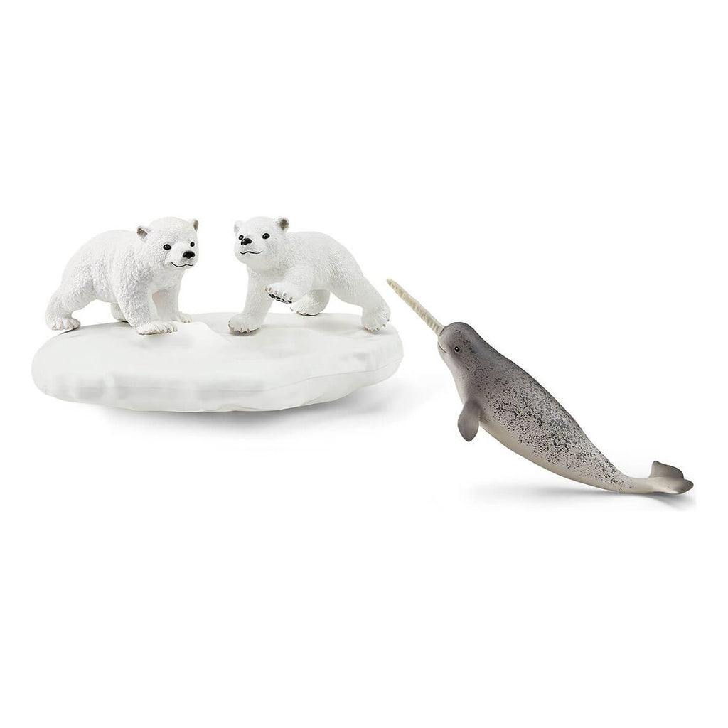Schleich Wild Life Polar Playground 42531 canada ontario narwhal