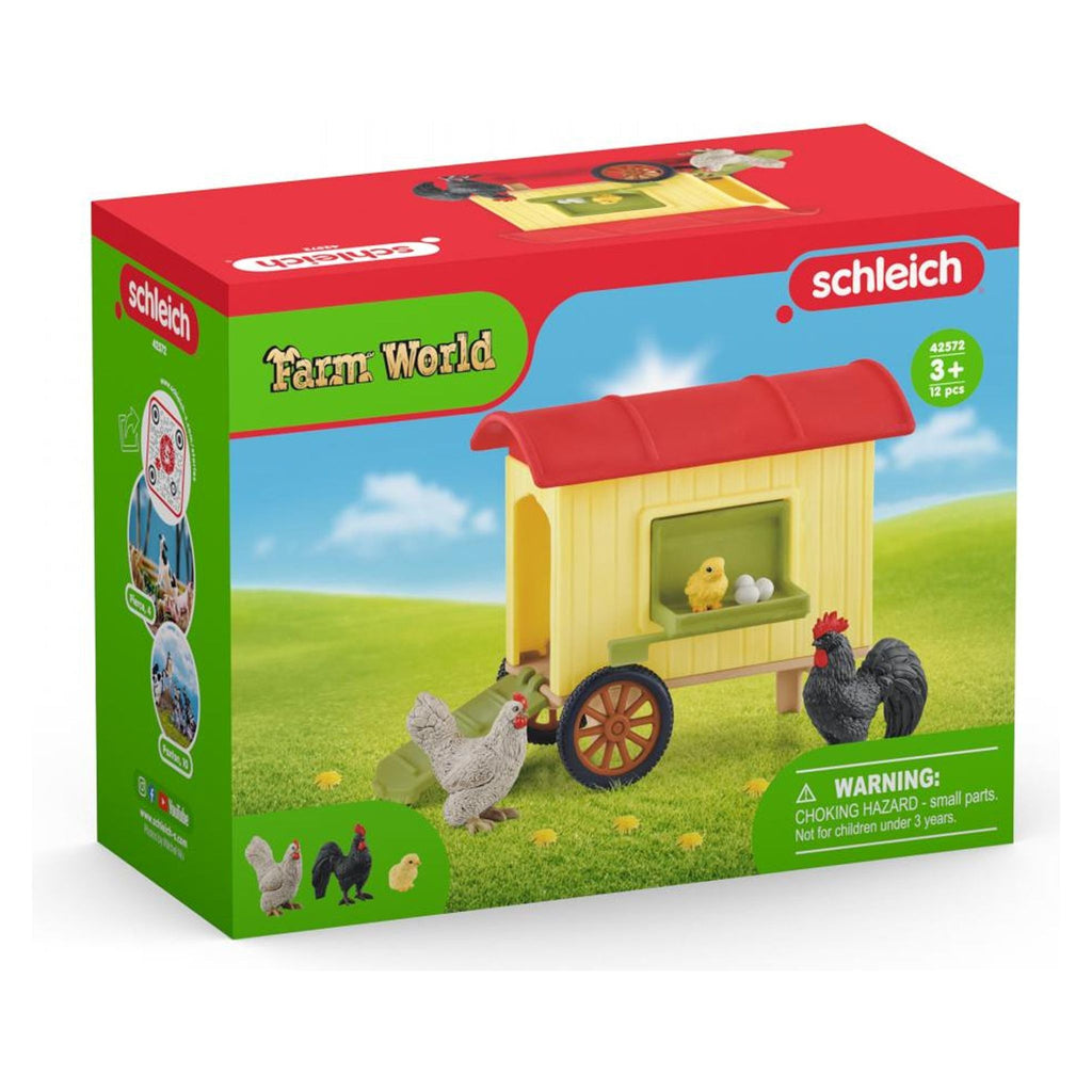 Schleich Farm World Mobile Chicken Coop 42572