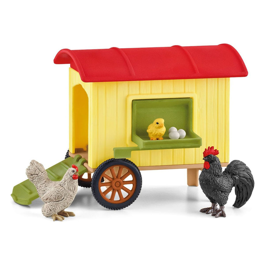 Schleich Farm World Mobile Chicken Coop 42572