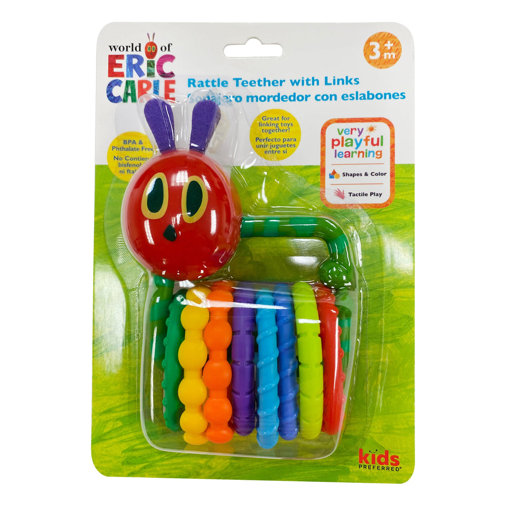 Very Hungry Caterpillar Rattle Teether with Links