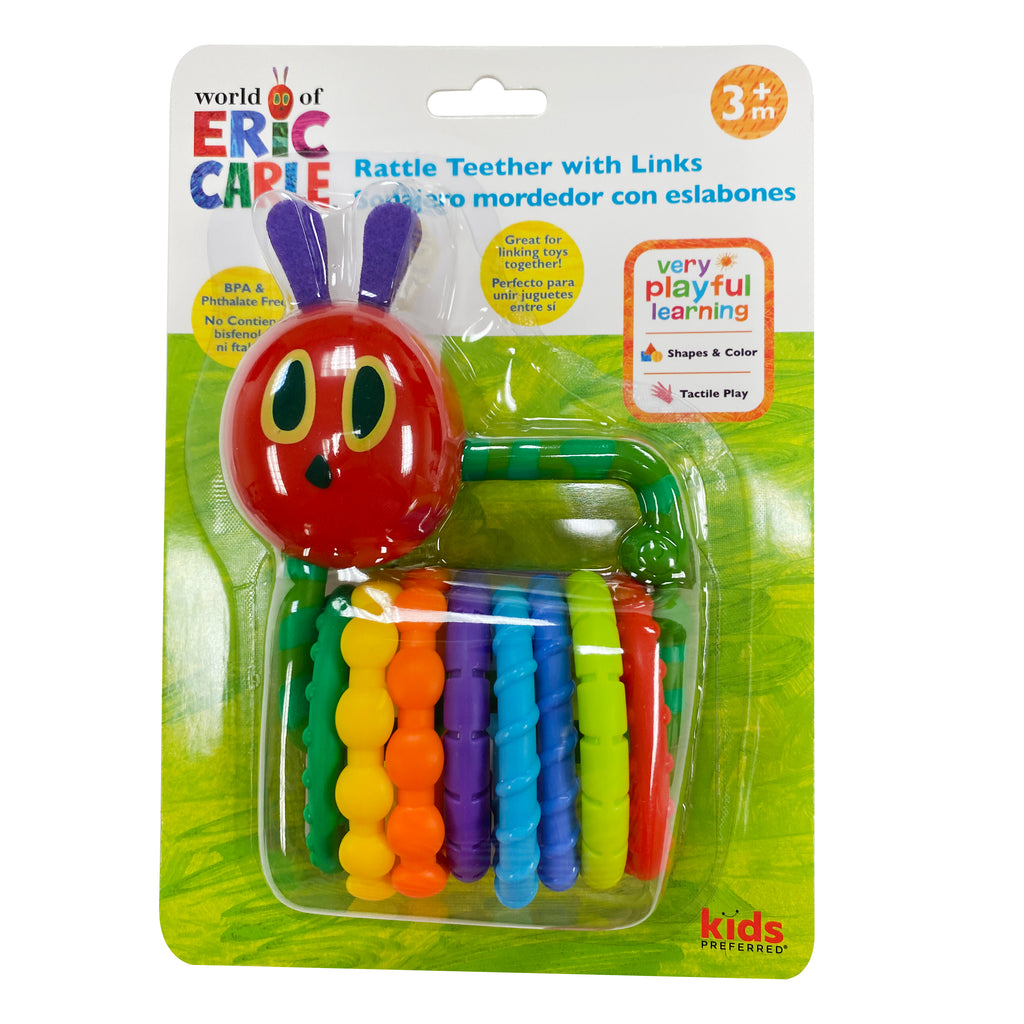 Very Hungry Caterpillar Rattle Teether with Links