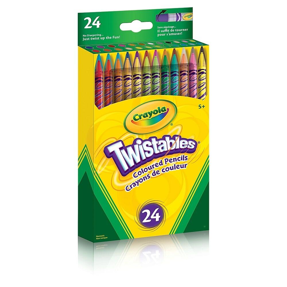 Crayola Twistables Coloured Pencils 24 Count canada ontario
