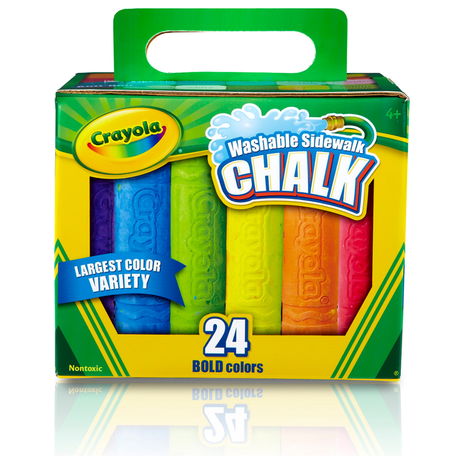 Crayola Sidewalk Chalk 24 Pack