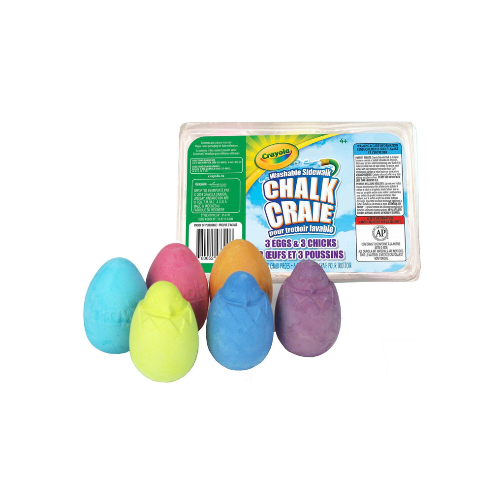 Crayola Sidewalk Chalk Egg & Chick canada ontario easter