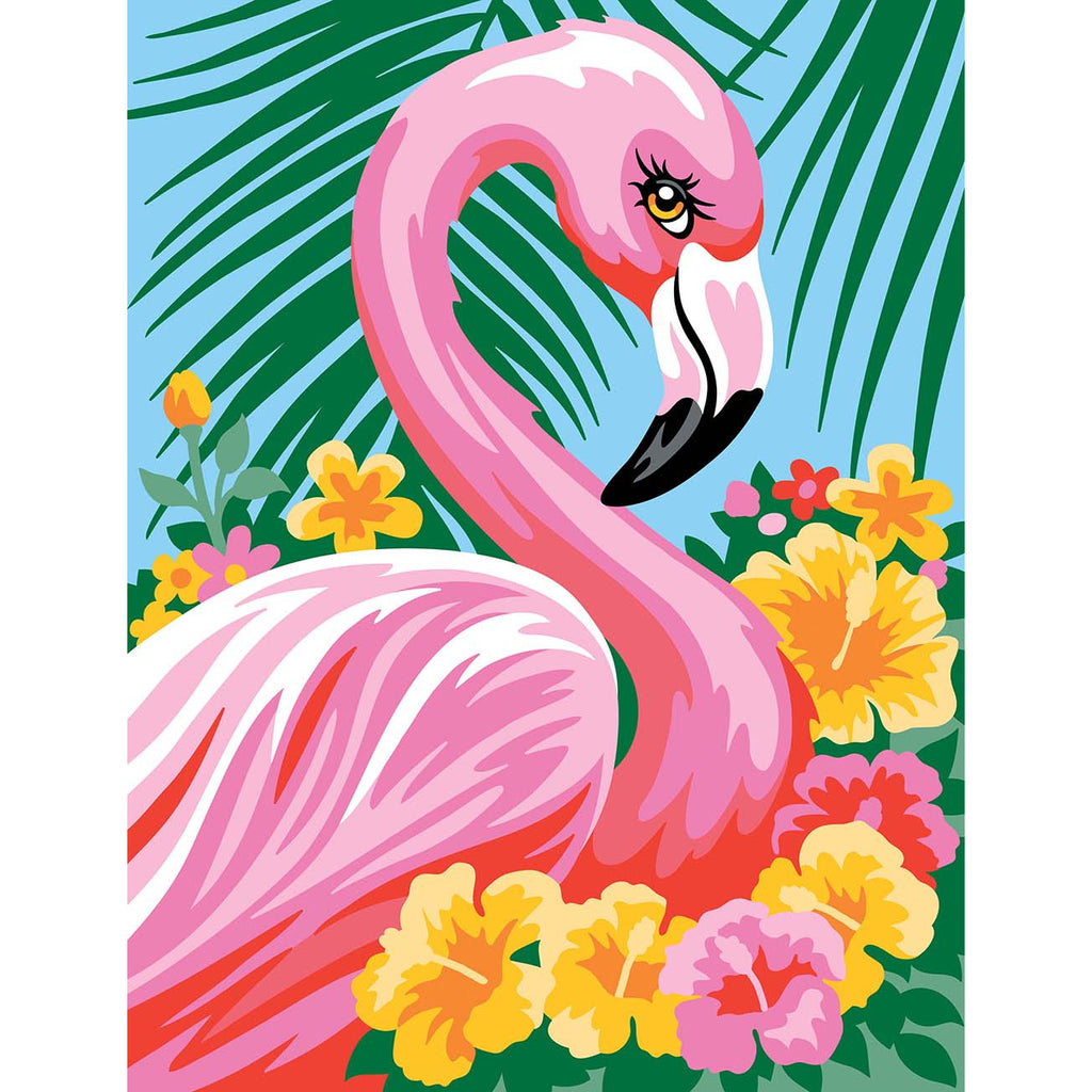 Sequin Art Paint By Numbers Flamingos