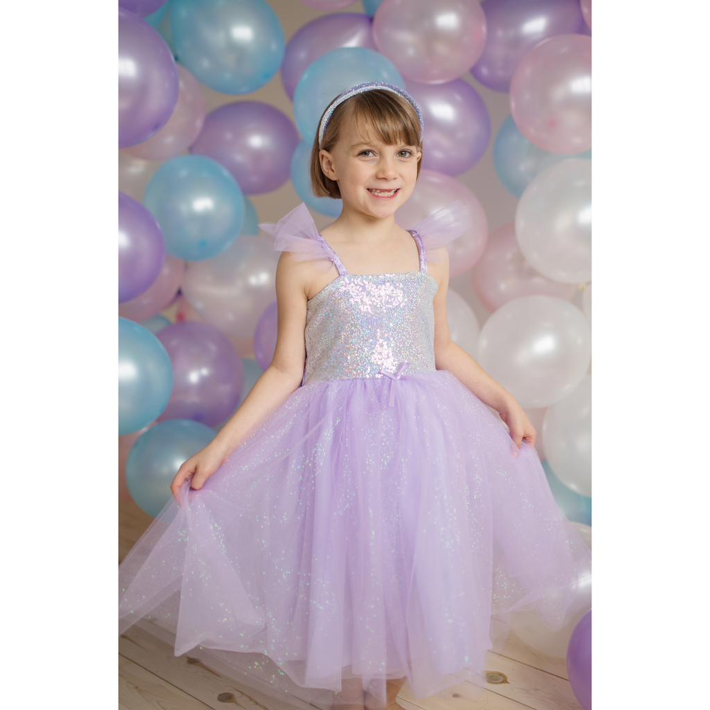 Great Pretenders Sequins Princess Dress Lilac Size 3/4 32333
