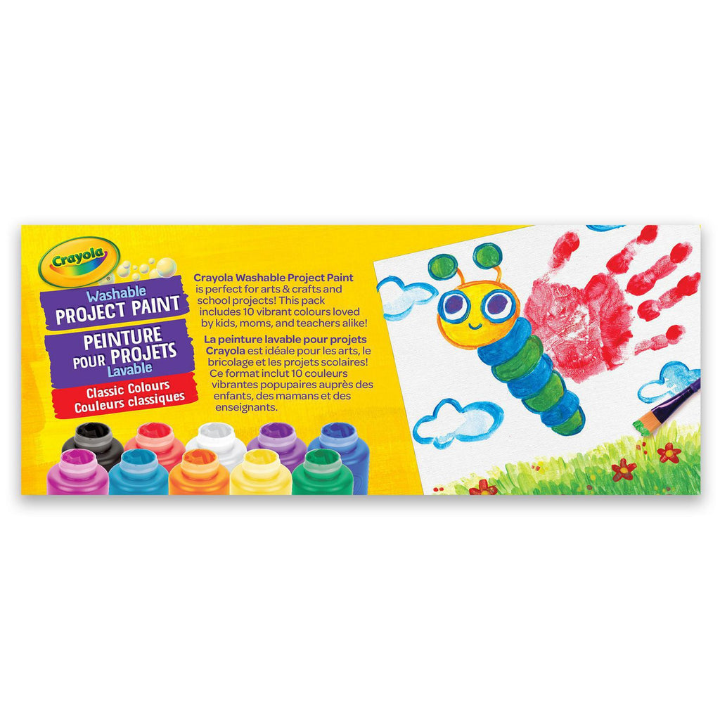 Crayola Washable Project Paint - 10 Count canada ontario