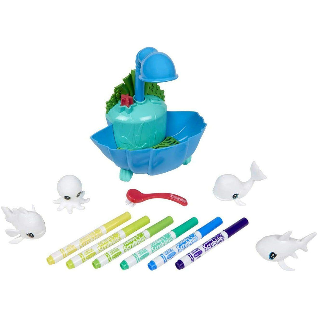 Crayola Scribble Scrubbie Ocean Pets Lagoon Tub