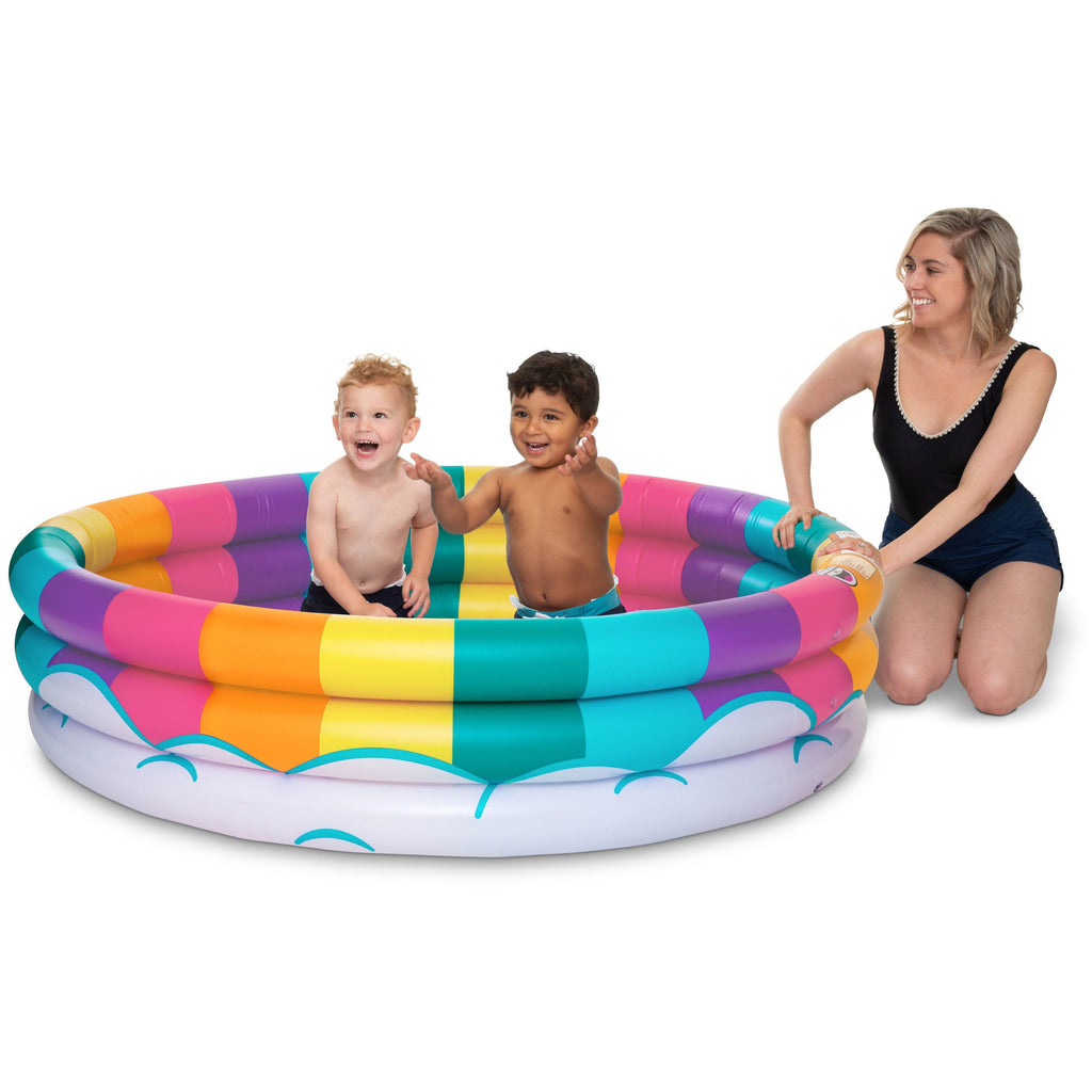 BigMouth Inc. Inflatable Kiddie Pool Rainbow canada ontario