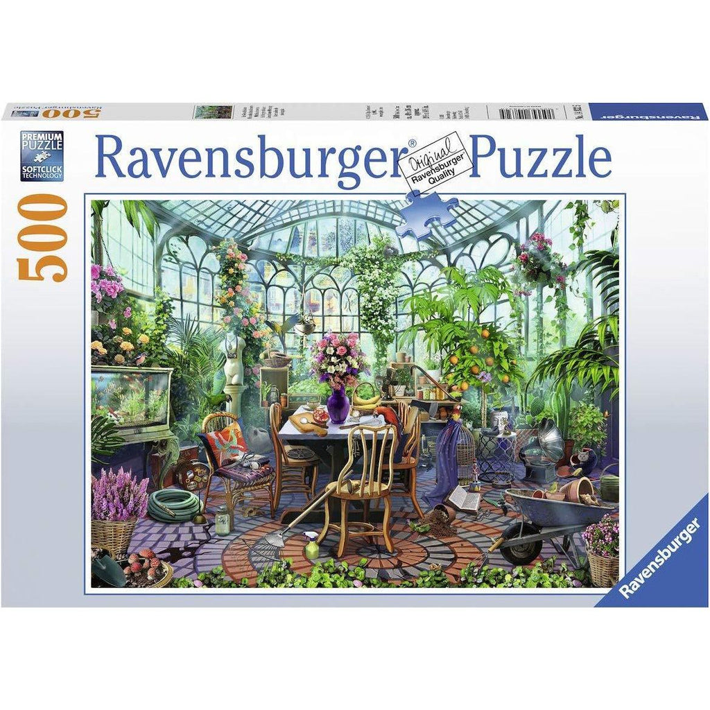 Ravensburger 500 Piece Puzzle Greenhouse Mornings 14832