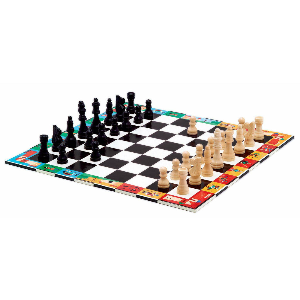 Djeco Chess & Checkers Set