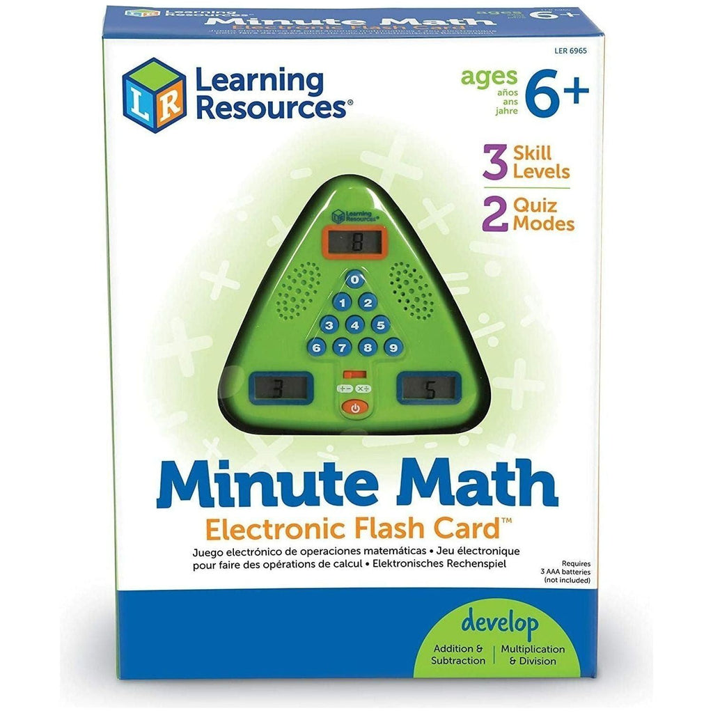 Learning Resources Minute Math Electronic Flash Card