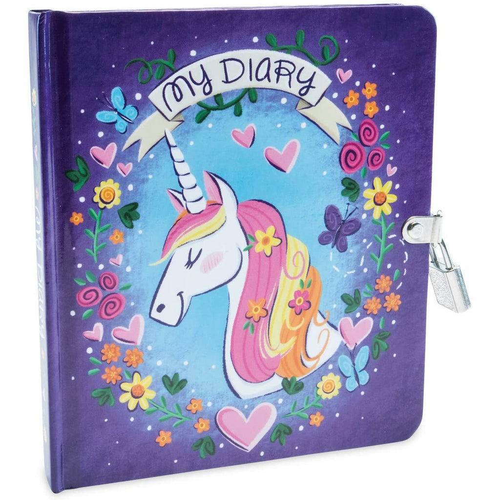 Peaceable Kingdom Diary: Unicorn with Necklace