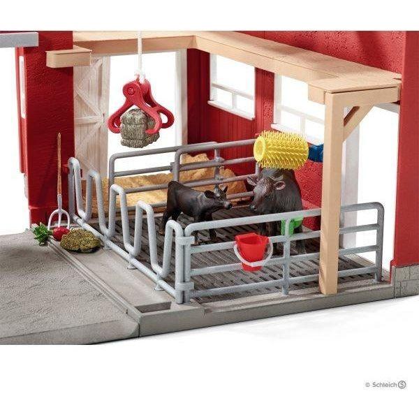 Schleich Large Red Barn with Accessories