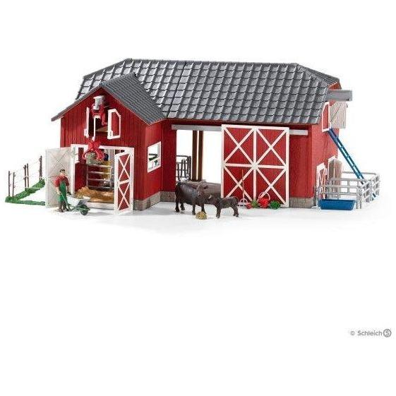Schleich Large Red Barn with Accessories
